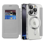 Husă flip Techsuit SmartMag Book iPhone 16 Pro – Gri – imagine 3