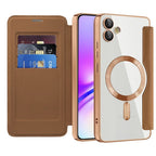 Husă flip Techsuit SmartMag Book Galaxy A05 – Maro – imagine 1