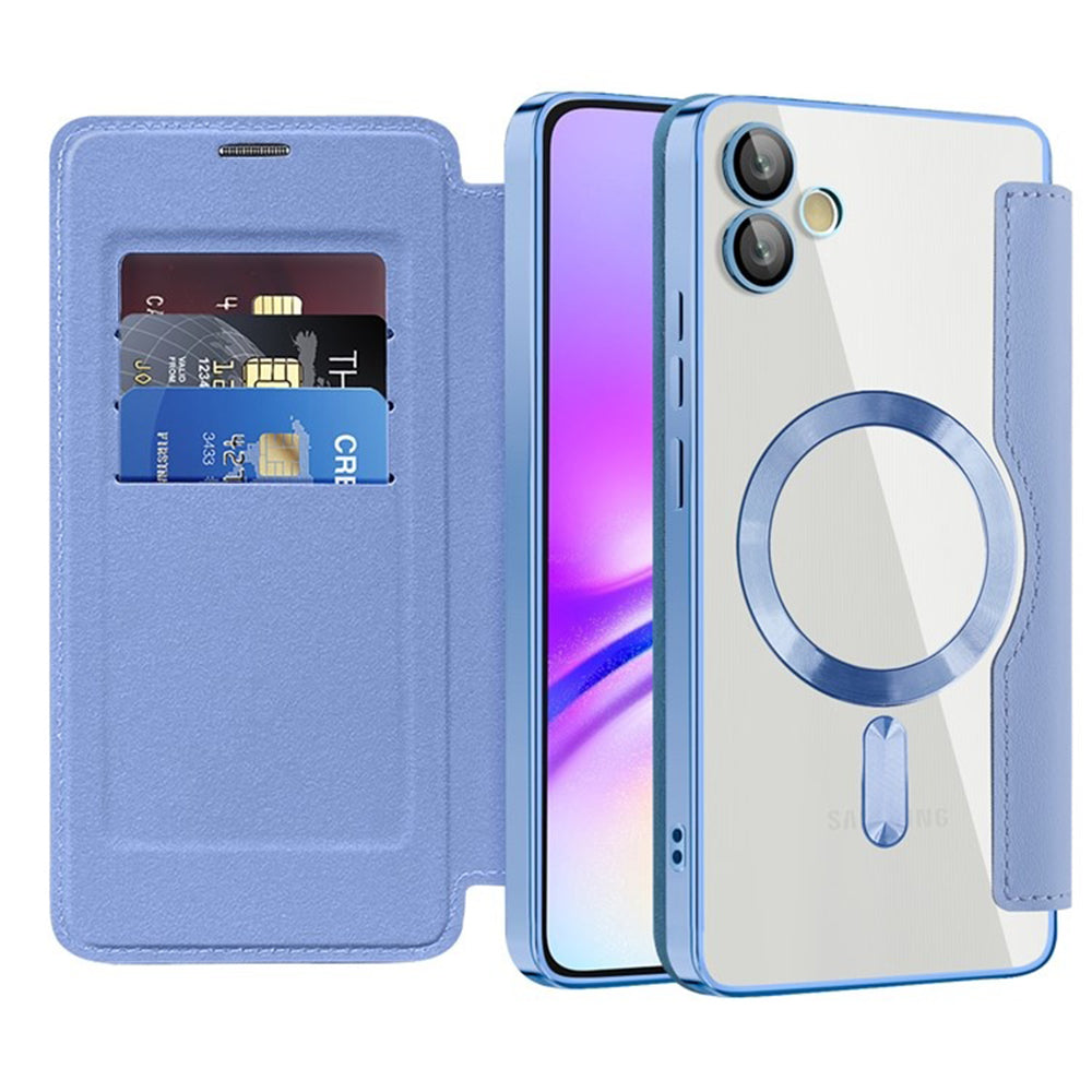 Husă flip Techsuit SmartMag Book Galaxy A05 – Albastru deschis – imagine 7