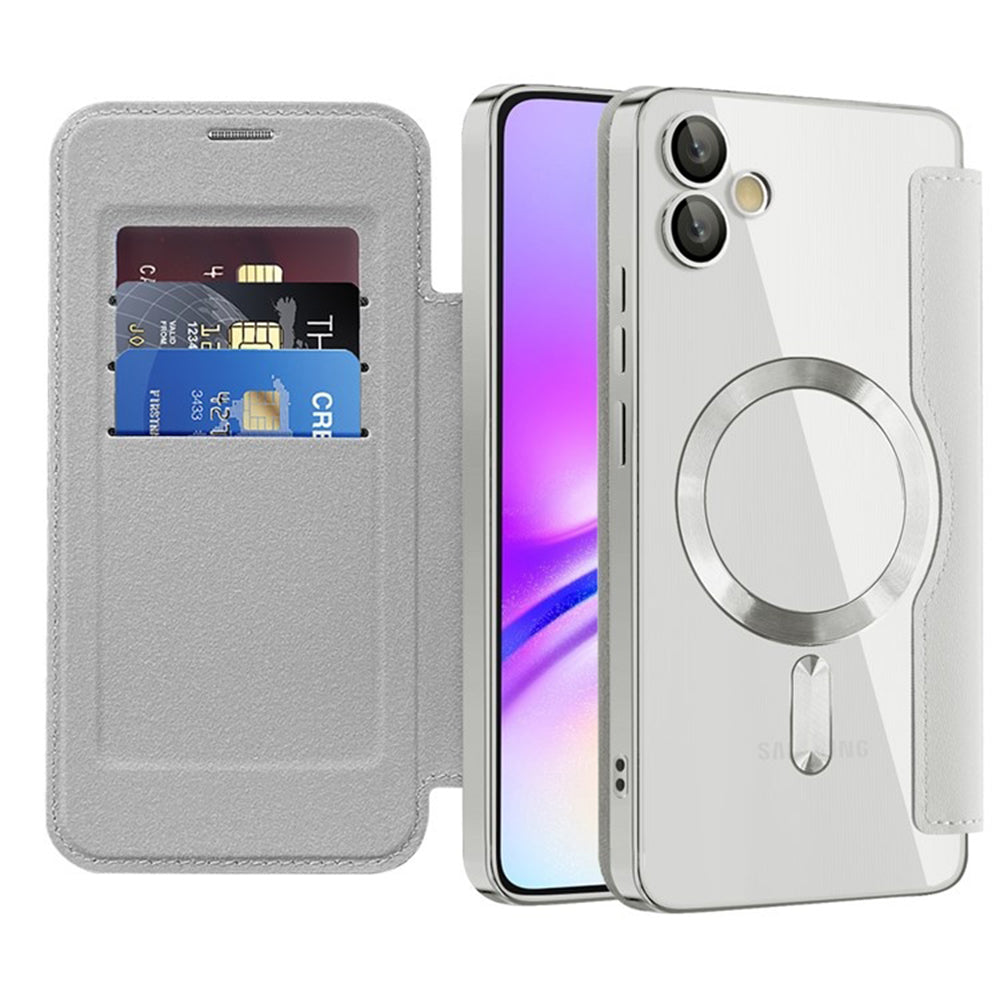 Husă flip Techsuit SmartMag Book Galaxy A05 – Gri – imagine 6
