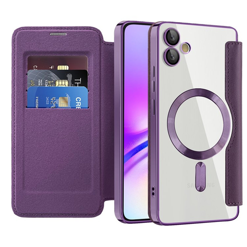 Husă flip Techsuit SmartMag Book Galaxy A05 – Mov – imagine 2