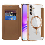 Husă flip Techsuit SmartMag Book Galaxy A05s – Maro – imagine 3
