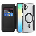 Husă flip Techsuit SmartMag Book Galaxy A06 – Negru – imagine 1