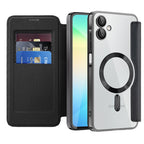 Husă flip Techsuit SmartMag Book Galaxy A06 – Negru – imagine 1