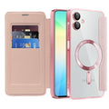 Husă flip Techsuit SmartMag Book Galaxy A06 – Roz – imagine 1