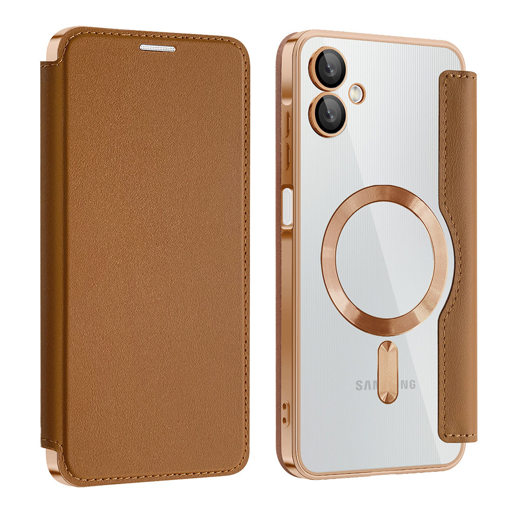 Husă flip Techsuit SmartMag Book Galaxy A06 – Maro – imagine 8