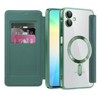 Husă flip Techsuit SmartMag Book Galaxy A06 – Verde – imagine 9
