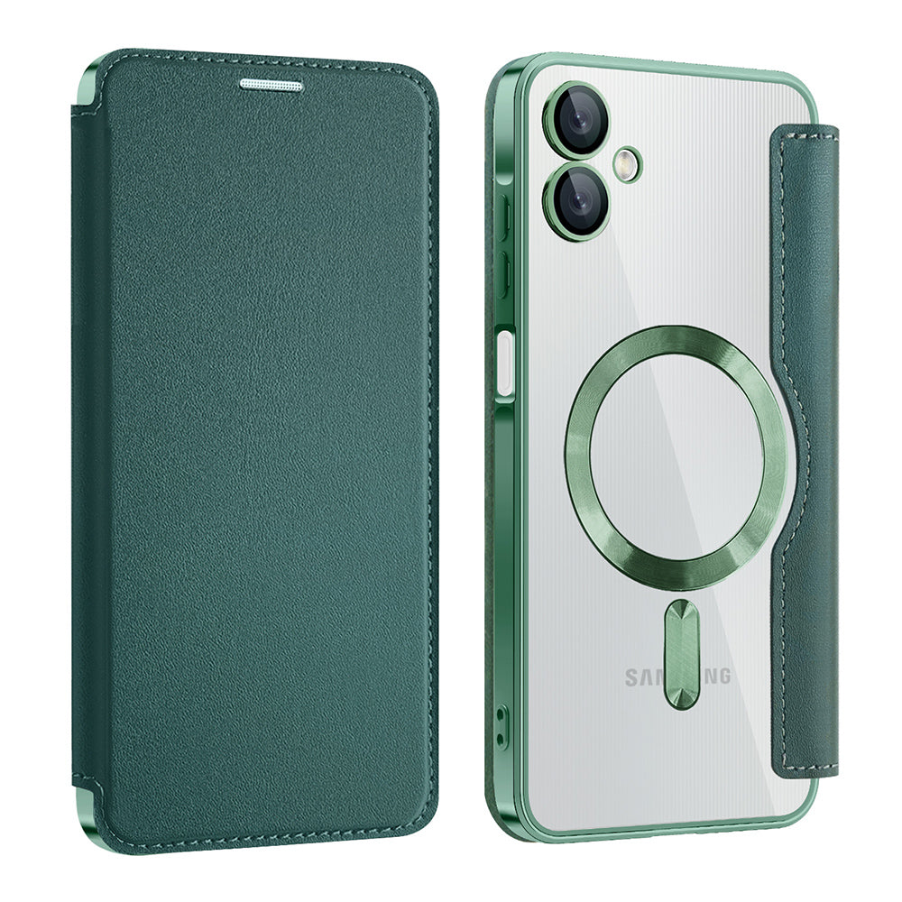 Husă flip Techsuit SmartMag Book Galaxy A06 – Verde – imagine 10