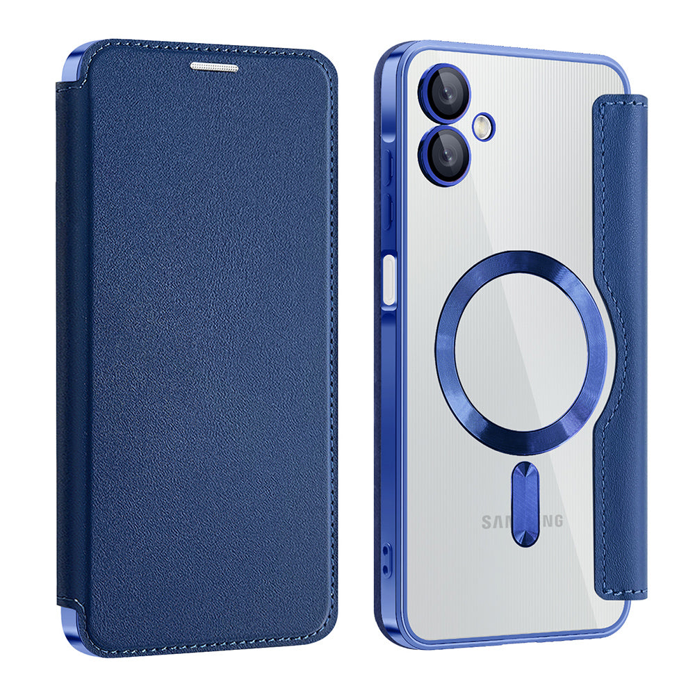 Husă flip Techsuit SmartMag Book Galaxy A06 – Albastru – imagine 4