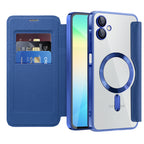 Husă flip Techsuit SmartMag Book Galaxy A06 – Albastru – imagine 3