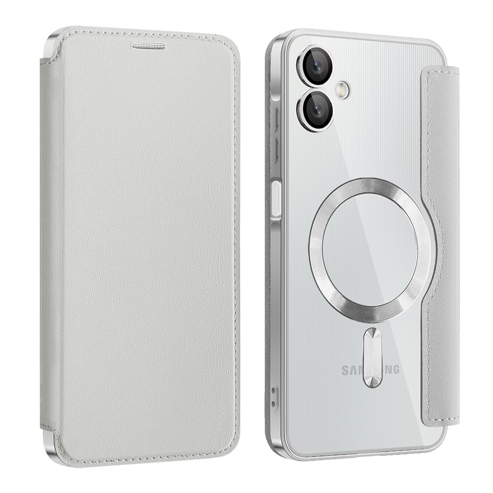 Husă flip Techsuit SmartMag Book Galaxy A06 – Gri – imagine 6