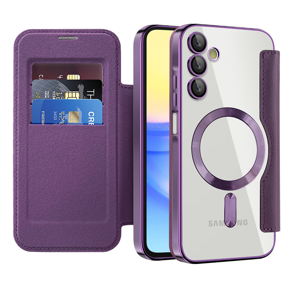 Husă flip Techsuit SmartMag Book Galaxy A15 / A15 5G – Mov – imagine 9