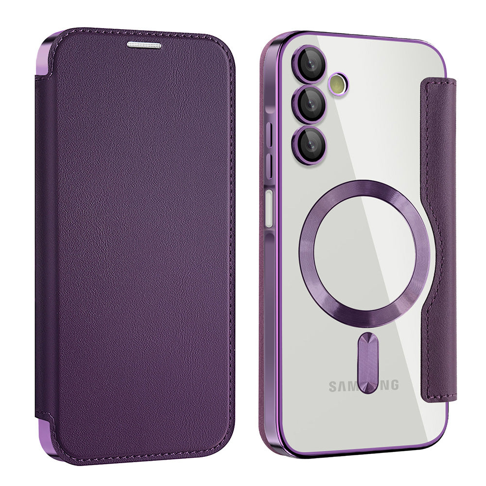 Husă flip Techsuit SmartMag Book Galaxy A15 / A15 5G – Mov – imagine 10