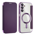 Husă flip Techsuit SmartMag Book Galaxy A15 / A15 5G – Mov – imagine 10
