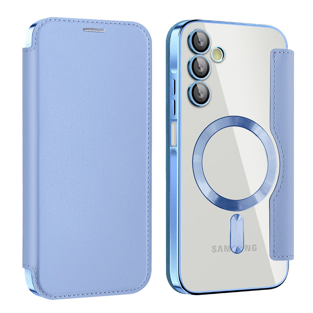 Husă flip Techsuit SmartMag Book Galaxy A15 / A15 5G – Albastru deschis – imagine 12