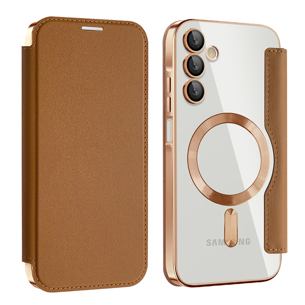 Husă flip Techsuit SmartMag Book Galaxy A15 / A15 5G – Maro – imagine 6