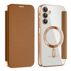 Husă flip Techsuit SmartMag Book Galaxy A15 / A15 5G – Maro – imagine 6