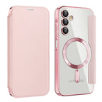 Husă flip Techsuit SmartMag Book Galaxy A15 / A15 5G – Roz – imagine 4