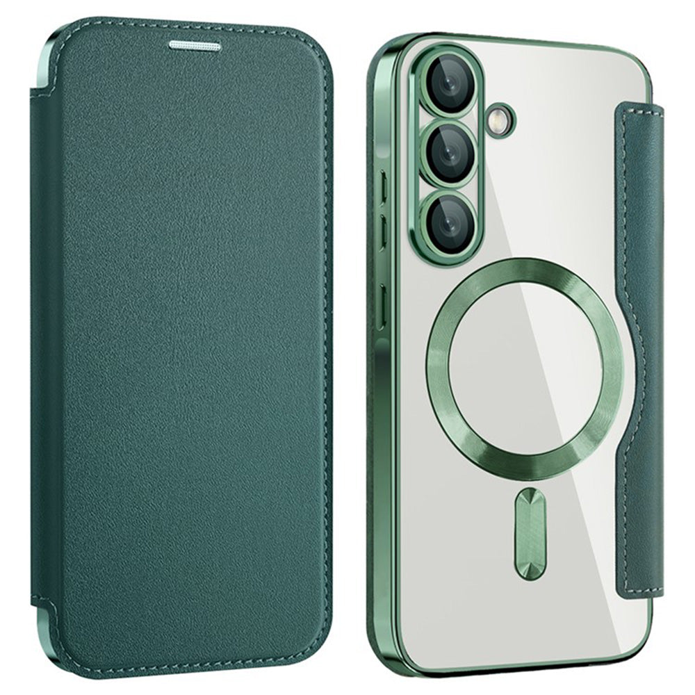 Husă flip Techsuit SmartMag Book Galaxy A36 5G – Verde – imagine 4