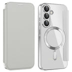 Husă flip Techsuit SmartMag Book Galaxy A36 5G – Gri – imagine 6
