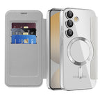 Husă flip Techsuit SmartMag Book Galaxy S24 FE – Gri – imagine 5