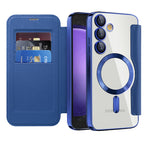 Husă flip Techsuit SmartMag Book Galaxy S23 FE – Albastru – imagine 3