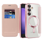 Husă flip Techsuit SmartMag Book Galaxy S23 FE – Roz – imagine 7