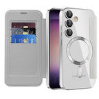 Husă flip Techsuit SmartMag Book Galaxy S23+ – Gri – imagine 7