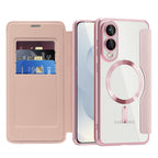 Husă flip Techsuit SmartMag Book Galaxy S25 Edge – Roz – imagine 7