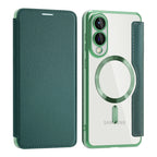 Husă flip Techsuit SmartMag Book Galaxy S25 Edge – Verde – imagine 4