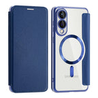 Husă flip Techsuit SmartMag Book Galaxy S25 Edge – Albastru – imagine 6