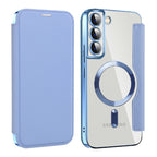Husă flip Techsuit SmartMag Book Galaxy S22+ – Albastru deschis – imagine 9