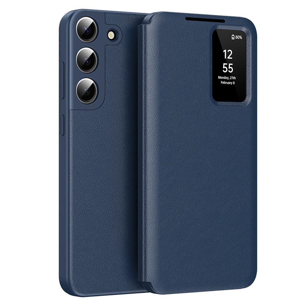 Husă flip Techsuit SmartView Galaxy S22 – Albastru – imagine 7