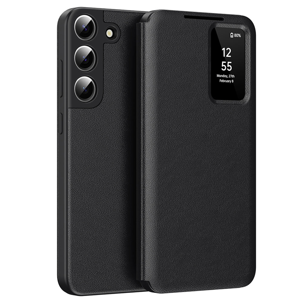 Husă flip Techsuit SmartView Galaxy S22+ – Negru – imagine 9