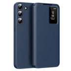 Husă flip Techsuit SmartView Galaxy S22+ – Albastru – imagine 5