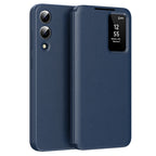Husă flip Techsuit SmartView Galaxy S25 Edge – Albastru – imagine 11