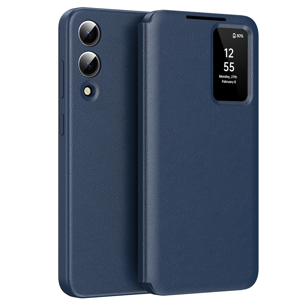 Husă flip Techsuit SmartView Galaxy S25 Edge – Albastru – imagine 11
