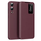 Husă flip Techsuit SmartView Galaxy S25 Edge – Roșu – imagine 7