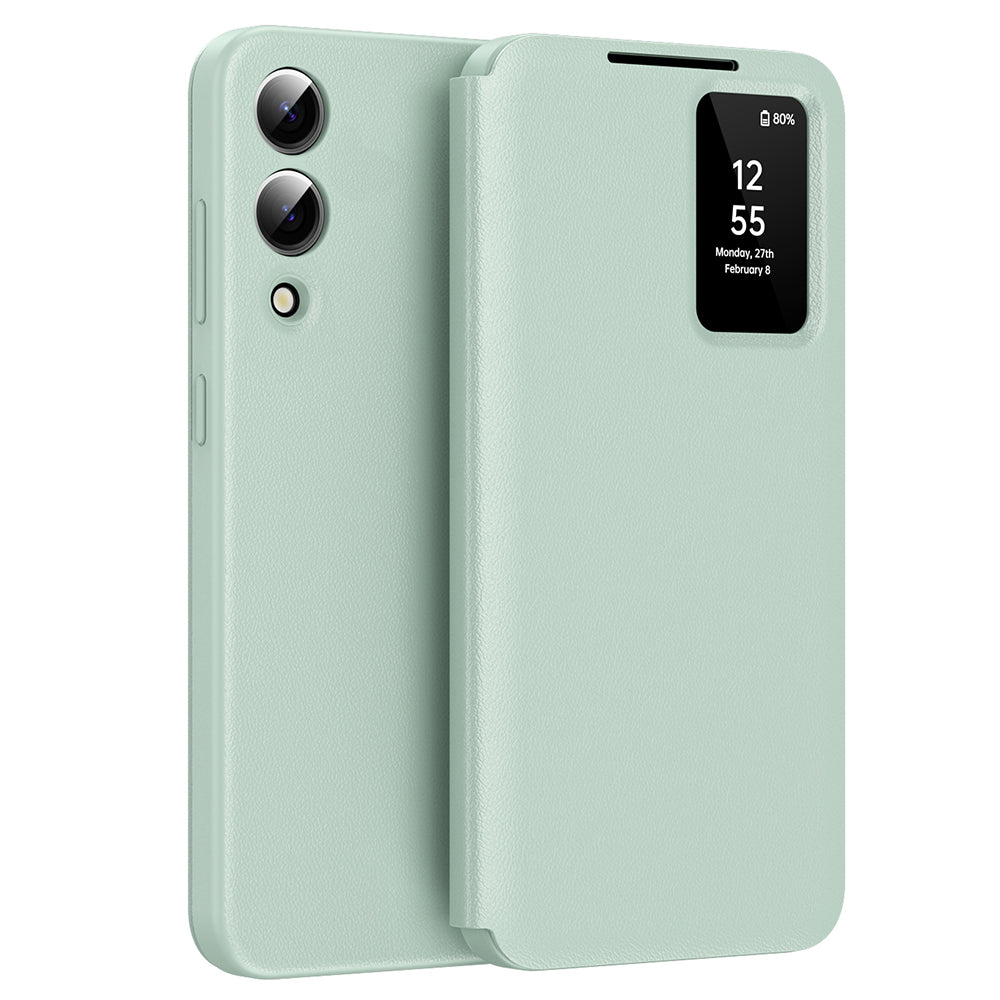 Husă flip Techsuit SmartView Galaxy S25 Edge – Verde – imagine 5