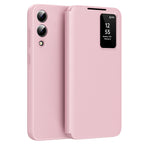 Husă flip Techsuit SmartView Galaxy S25 Edge – Roz – imagine 3
