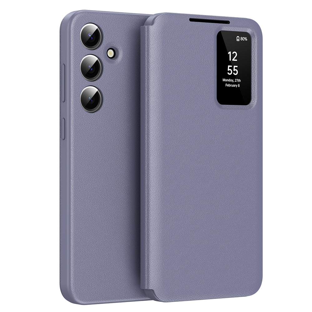 Husă flip Techsuit SmartView Galaxy A56 5G – Mov – imagine 9