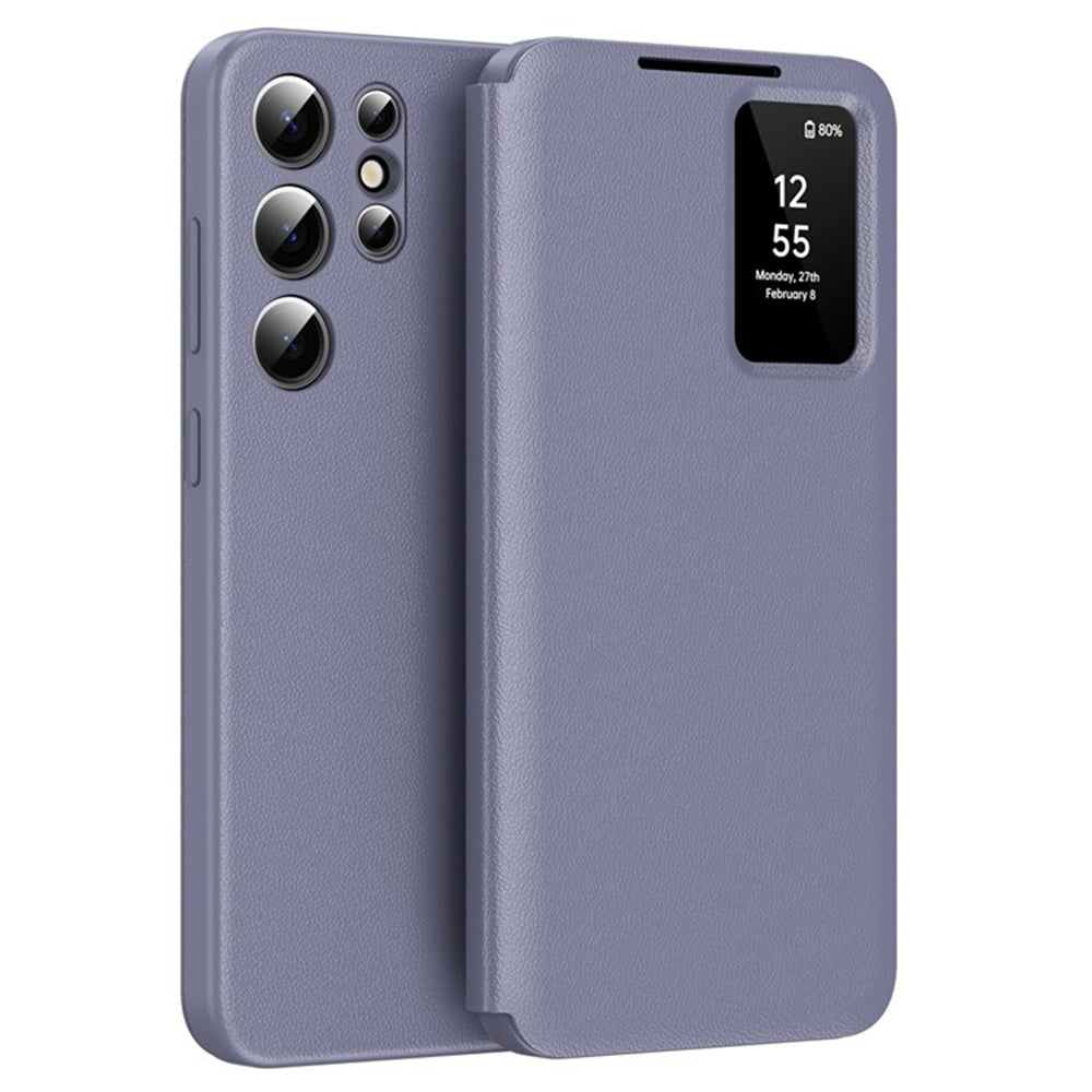 Husă flip Techsuit SmartView Galaxy S25 Ultra – Mov – imagine 9