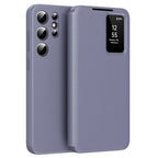 Husă flip Techsuit SmartView Galaxy S25 Ultra – Mov – imagine 9