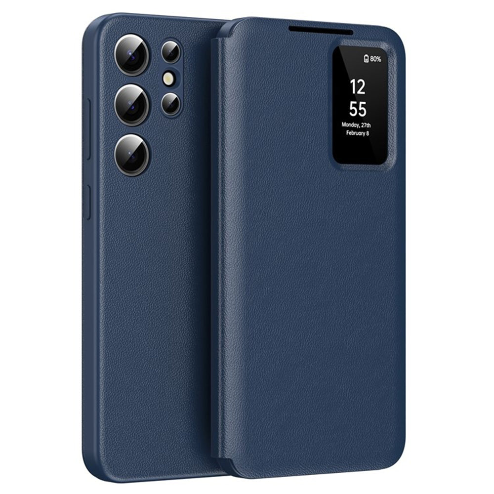 Husă flip Techsuit SmartView Galaxy S25 Ultra – Albastru – imagine 11