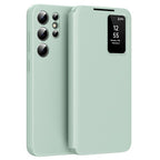 Husă flip Techsuit SmartView Galaxy S25 Ultra – Verde – imagine 7