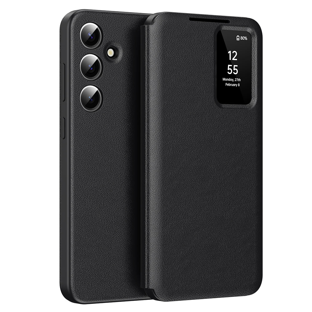 Husă flip Techsuit SmartView Galaxy S25 Plus – Negru – imagine 7