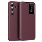 Husă flip Techsuit SmartView Galaxy S25 – Roșu – imagine 7