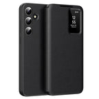 Husă flip Techsuit SmartView Galaxy S25 – Negru – imagine 5