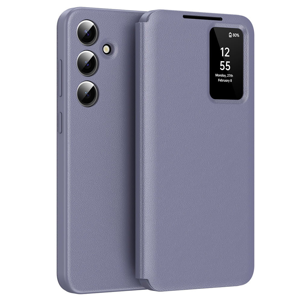 Husă flip Techsuit SmartView Galaxy S24 FE – Mov – imagine 1
