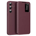 Husă flip Techsuit SmartView Galaxy S24 FE – Roșu – imagine 7